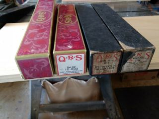 Vintage Qrs Piano Word Rolls Set Of Four