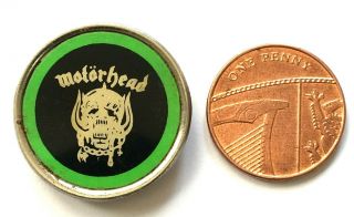MOTORHEAD - Snaggletooth - Old OG Vintage 70/80 ' s Metal Pin Badge War Pig 2