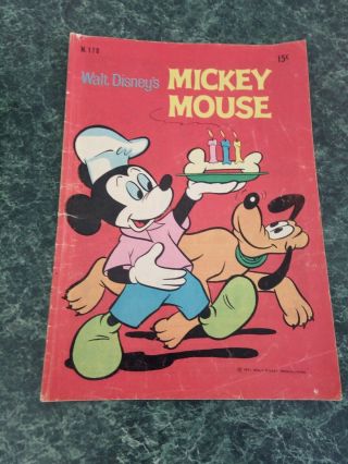 Walt Disney Australian Vintage Comic M 170 Mickey Mouse