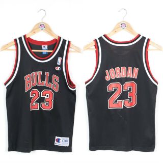 Vintage Champion Chicago Bulls Nba Jersey Jordan 23 Basketball 12 - 14 Years