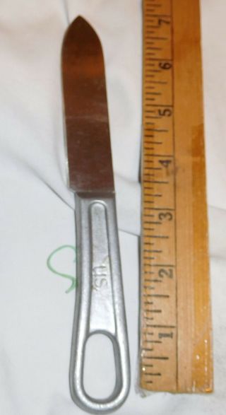 Vintage Us United States Military Knife 1945 Chrome Color,  Ww2,  World War 2,  Mess