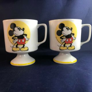 Vintage Mickey Mouse Disney World Disneyland Cup/mug Made In Japan