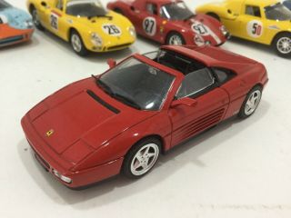 Vintage Ferrari 348 Ts Red 8001 Bang Box Best Model 1/43 Italy Die Cast Italia