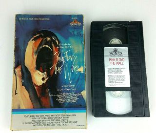 Pink Floyd The Wall Big Box Vhs Video Cassette Tape Mgm 1980s Vintage