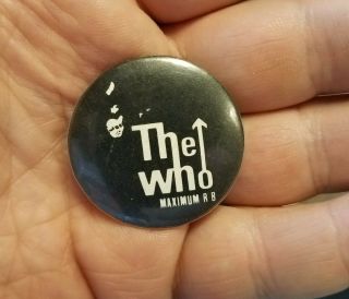 Vtg.  The Who,  Maximum Rb Concert Tour Pin