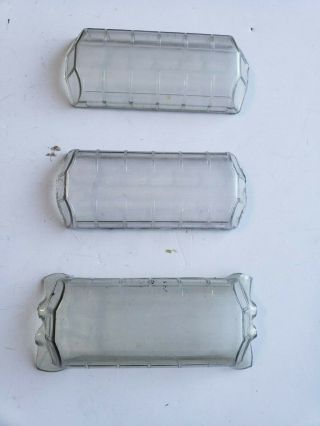 Vintage Ho Scale Vista Dome Replacement Windows (set Of 3)