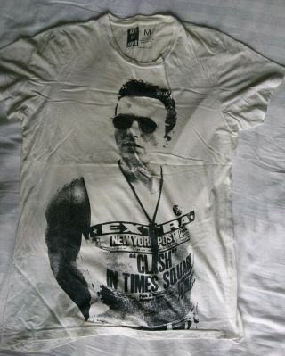 Vintage Joe Strummer T Shirt.  The Clash.  Size M 40 " Chest