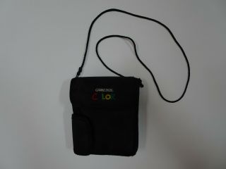 Vintage Nintendo Gameboy Color Carrying Case Bag Black
