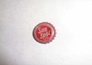 Vintage Sun Spot Soda Bottle Cap Louisiana Tax Stamp
