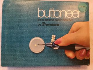 Vintage Dennison Buttoneer 5 Second Button Attacher