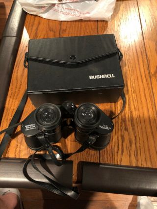 Bushnell Falcon 7x35 Binoculars Vintage With Instafocus Case And Strap