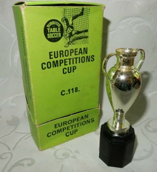 Vintage Subbuteo European Competitions Cup Set C118 Accessory Boxed
