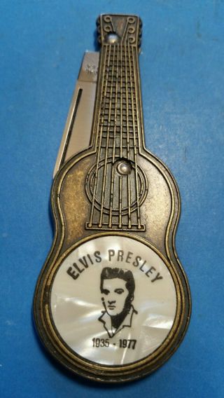 Vintage Colonial Prov.  Knife U.  S.  A.  Elvis Presley Guitar 1935 - 1977