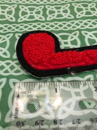 Vintage Carpet Textile 1970 ' s Highschool Jazz Band Music Note Patch 4