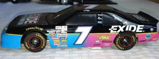 VTG Action 7 Geoff Bodine Tbird Exide Batteries COIN BANK Diecast NASCAR 1:24 3