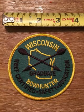 Wisconsin Bowhunter Safty Graduate Patch