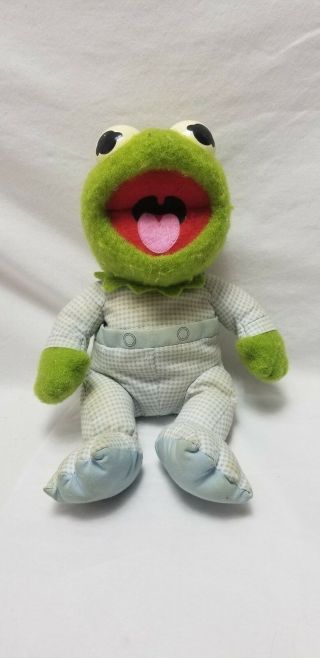 1984 Vintage Pampers Baby Kermit Plush Muppets