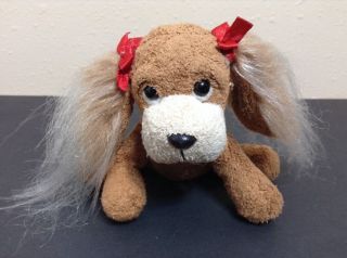 Vintage Russ Berrie 5 " Tan Cocker Spaniel Gwendolyn Puppy Dog Plush Stuffed