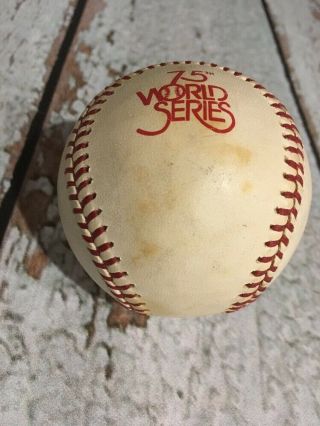 Vintage 1978 Official MLB World Series Rawlings Baseball Ball Haiti 5