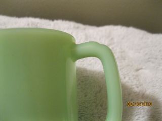 Vintage Jadite Fire King Coffee Tea Cup Mug “D” Handle Style - 4