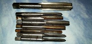 Vintage Threadwell & Yamawa Taps 1/2 - 16 U.  S. ,  Some Metric,  8 Machinists Tools