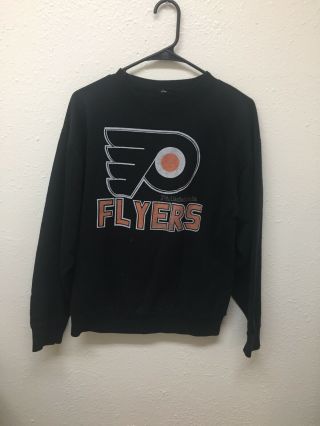 Vintage 1990s 80s Philadelphia Flyers Sweat Shirt Small Medium Philly Nhl Hockey