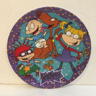 Rugrats Plate 8” Zak Designs Nickelodeon Kids Melamine 90s Vintage 1997