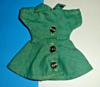 Homemade Green Girl Scout Dress Vintage 8 " Clothes Clone Ginny Ginnette