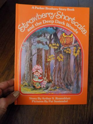 Vtg Hb Strawberry Shortcake & Friends In The Deep Dark Woods Parker Bros