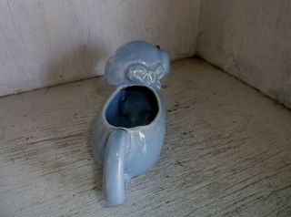 Vintage Made In Japan Blue DOG Small Miniature Creamer 2 1/2 ' 3