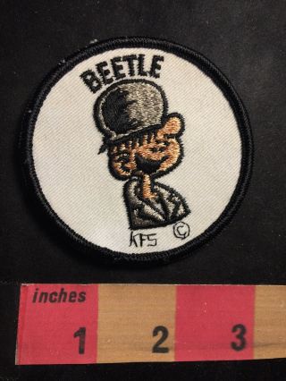 Vintage Beetle Bailey Cartoon Comic Strip Character Patch 80v4