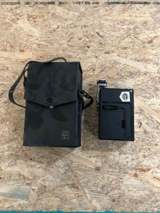 Vintage National Camera Flash Unit W/ Leather Case