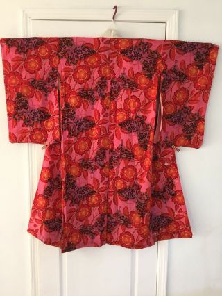 Atique Vintage Japanese Kimono Haori Silk For Craft