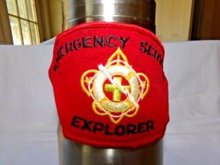 Vintage Boy Scouts Of America Emergency Service Explorer Armband