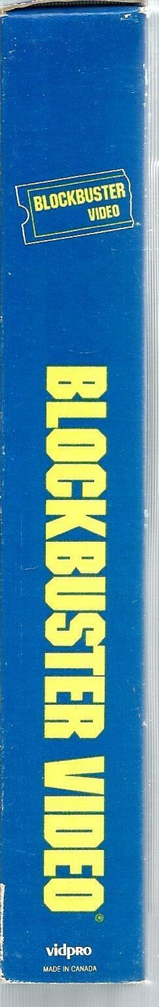 Thief of Hearts VHS 1985 Steven Bauer David Caruso Blockbuster Video Cover VTG 3