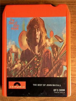 The Best Of John Mayall Vintage Rare 8 Track Tape Late Nite Bargain