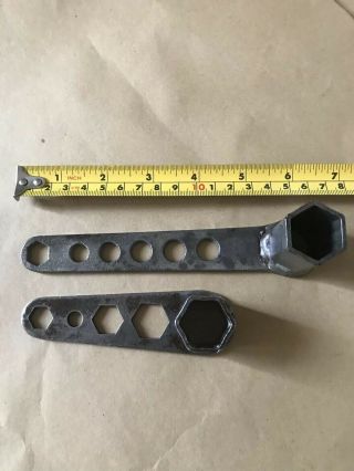 Vintage Motorcycle / Scooter Spark Plug Spanner Wrenches Ges Ges & One Other