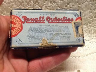 Vintage Rexall Orderlies Advertising Box,  United Drug Company. 4