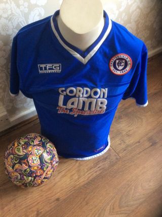 Vintage Chesterfield Fc Home Football Shirt Size Small Postage Uk