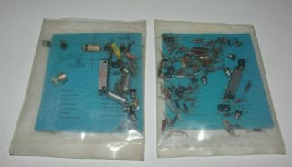 Vintage Surplus Electronic Components Grab Bags Resistors,  Capacitors