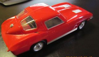 Vintage Vhs Rewinder Video Vcr Cassette Tape Red Car Corvette