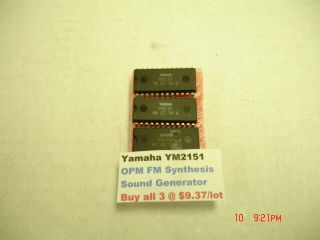 Yamaha Ym2151 Opm Fm Synthesis Sound Generator,  Vintage.