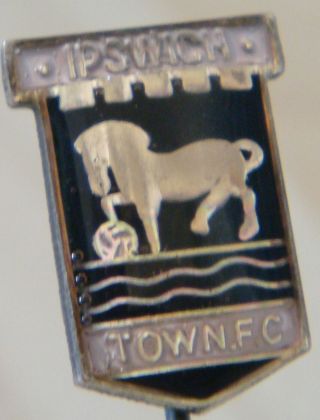 Ipswich Town Fc Vintage Club Crest Badge Maker Moore Ltd Stick Pin 12mm X 16mm