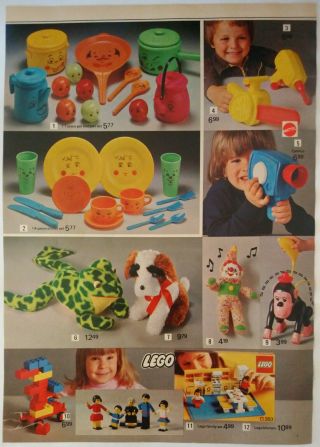 1975 Vintage PAPER PRINT AD FISHER PRICE Sesame Street castle record player LEGO 2