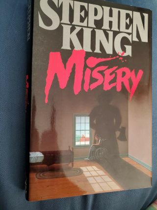 Stephen King Misery 1987 Hc Dustjacket 1st Edition Viking Press Horror Novel Vtg