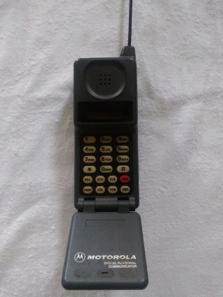 Vintage Motorola Digital Personal Communicator Flip Cell Phone Model 45683 Parts