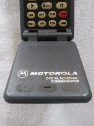 Vintage Motorola Digital Personal Communicator Flip Cell Phone Model 45683 Parts 2