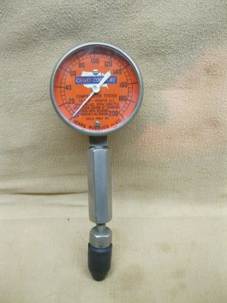 Vintage Cross Country Sears & Roebuck Compression Tester Rare