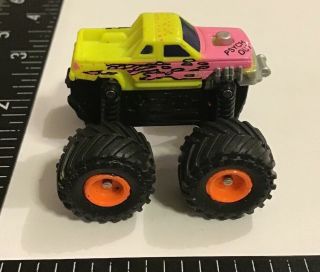 Vtg Galoob Micro Machines PSYCH OUT Pickup Type 1 Monster Truck 4x4 Rare 3