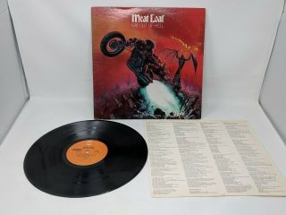 Meat Loaf - " Bat Out Of Hell " 1977 Vintage Vinyl Record Lp Album
